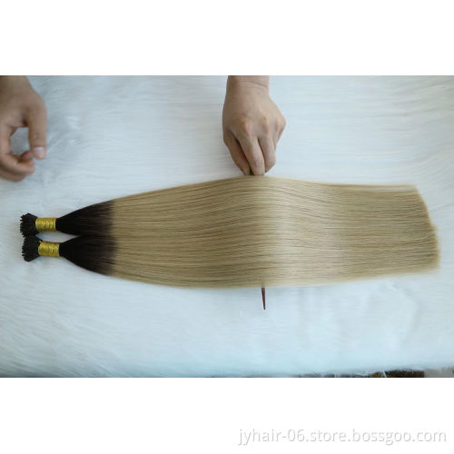 Keratin Pre Bonded Raw Human Hair Extensions Wholesale I Tip U Tip Flat Tip Virgin Hair Extension